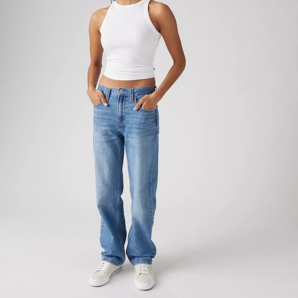 Levi’s Low Pro Straight Blue Jeans